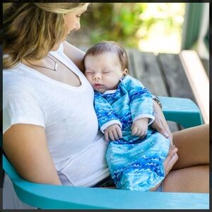 BNWOT Coco Moon Hawaii Layette Gown 0-3 MO